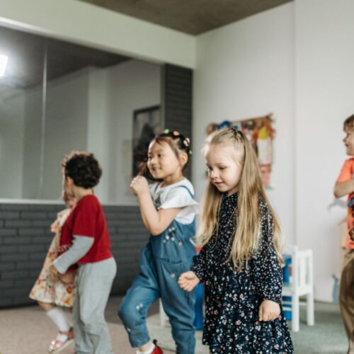 Kids ding dance class